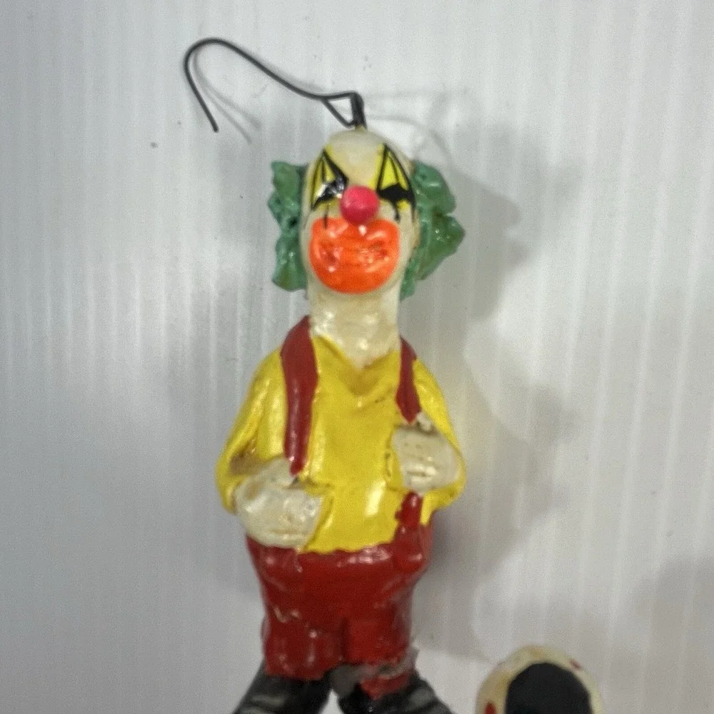 Clown Christmas Ornament Holiday Decor Soccer Ball